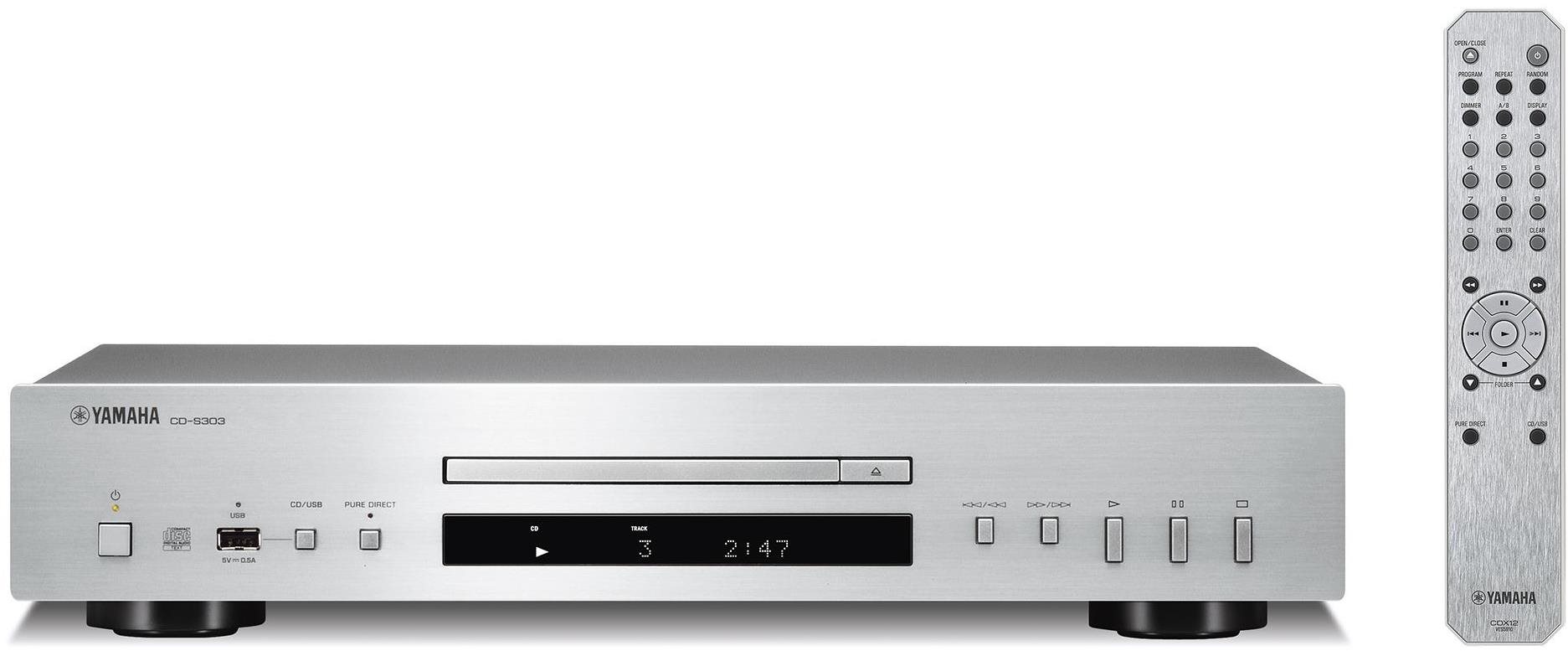 YAMAHA CD-S303 stříbrný