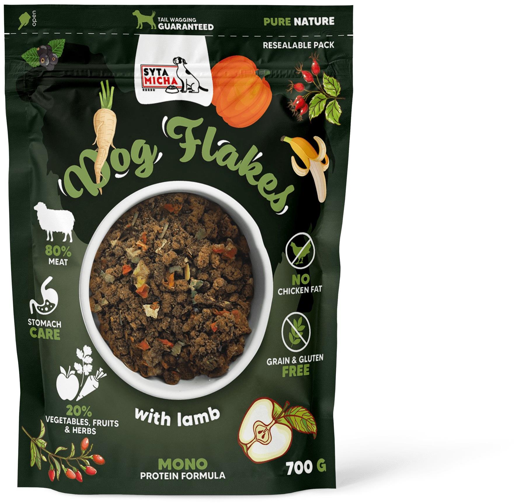 Syta micha BARF na cesty Jehněčí 700 g