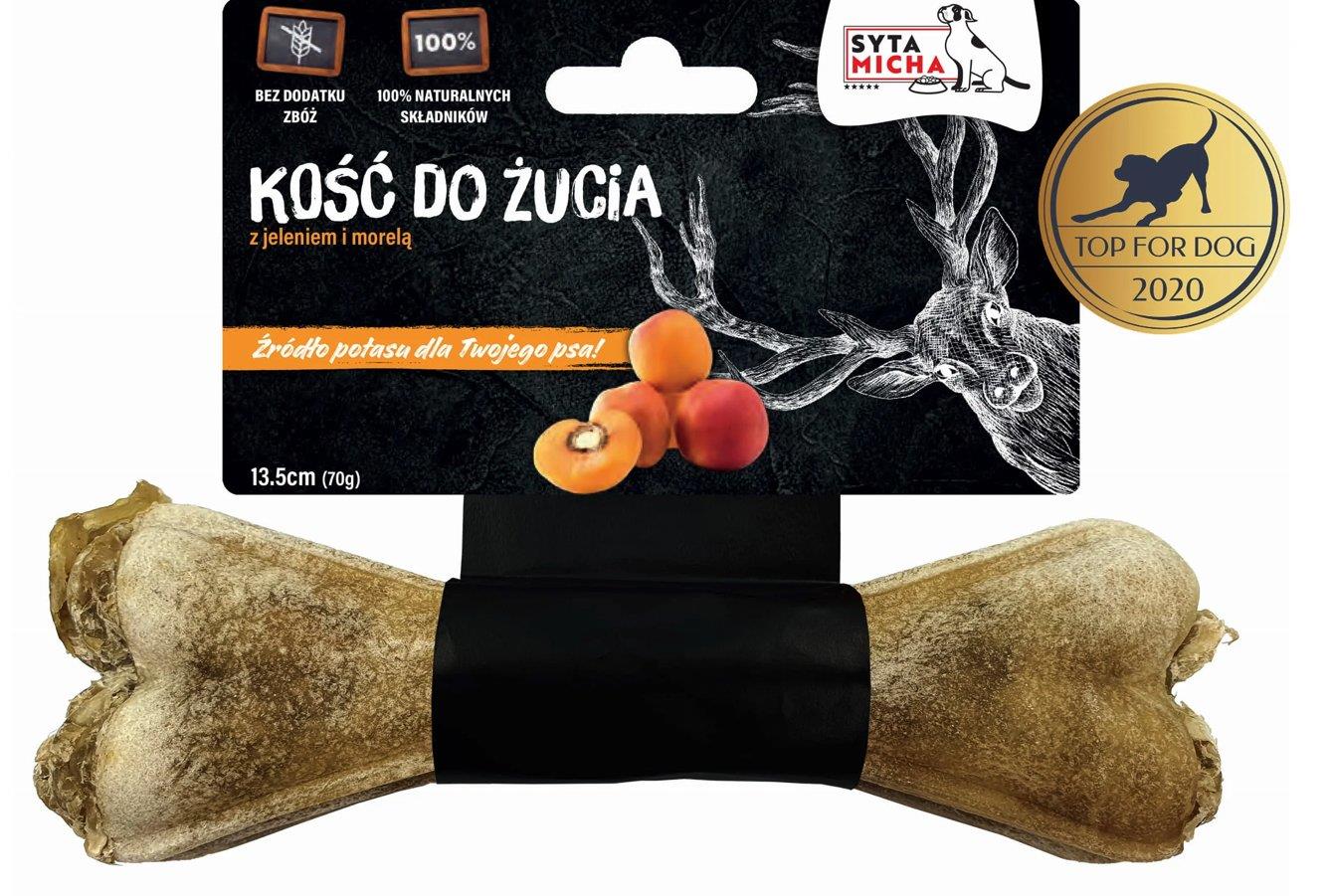 Syta micha Kost hypoalergenní jelen s meruňkami 13,5 cm