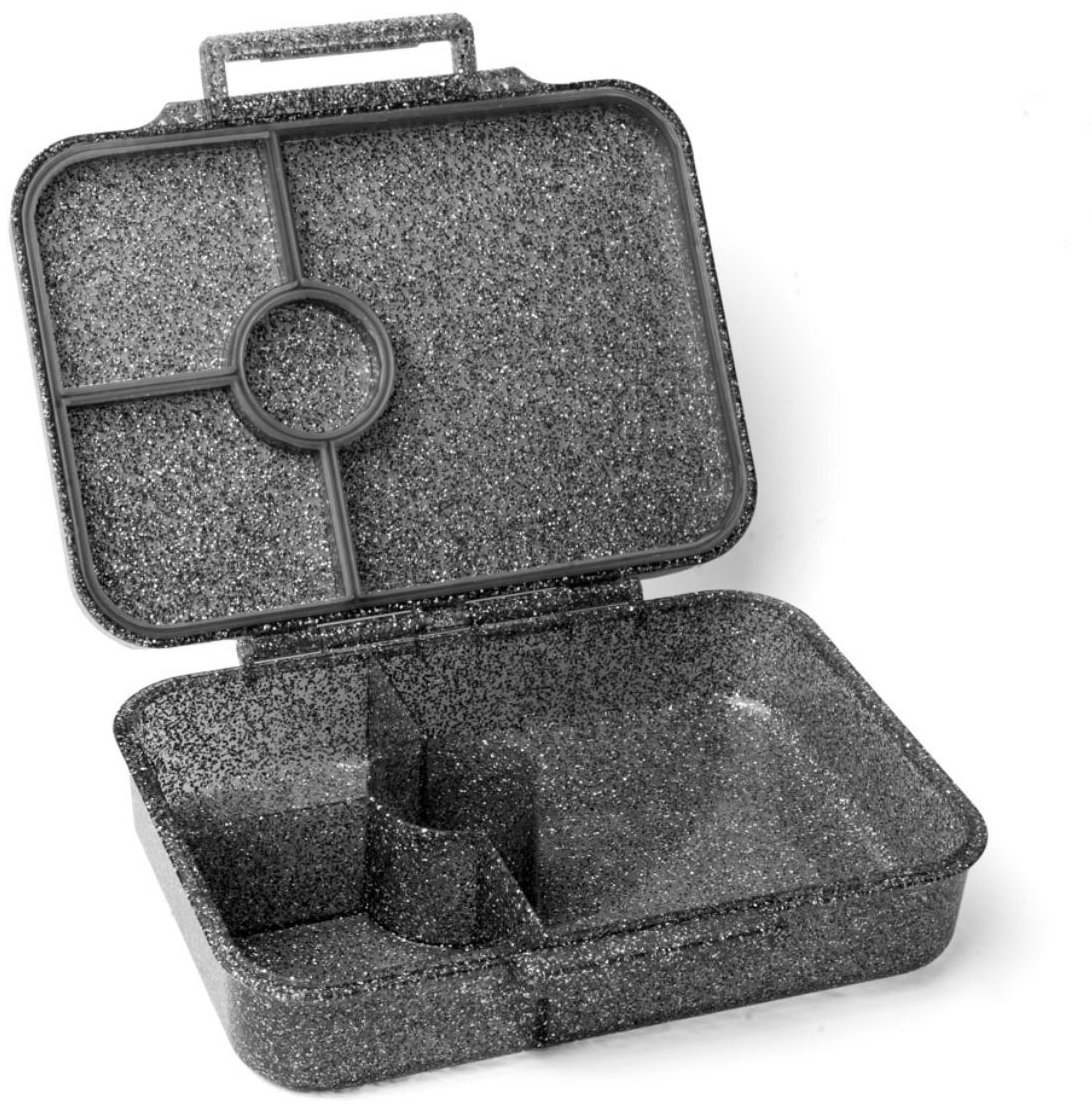 Lekkabox Svačinový box 4 sekce - Glamour Black