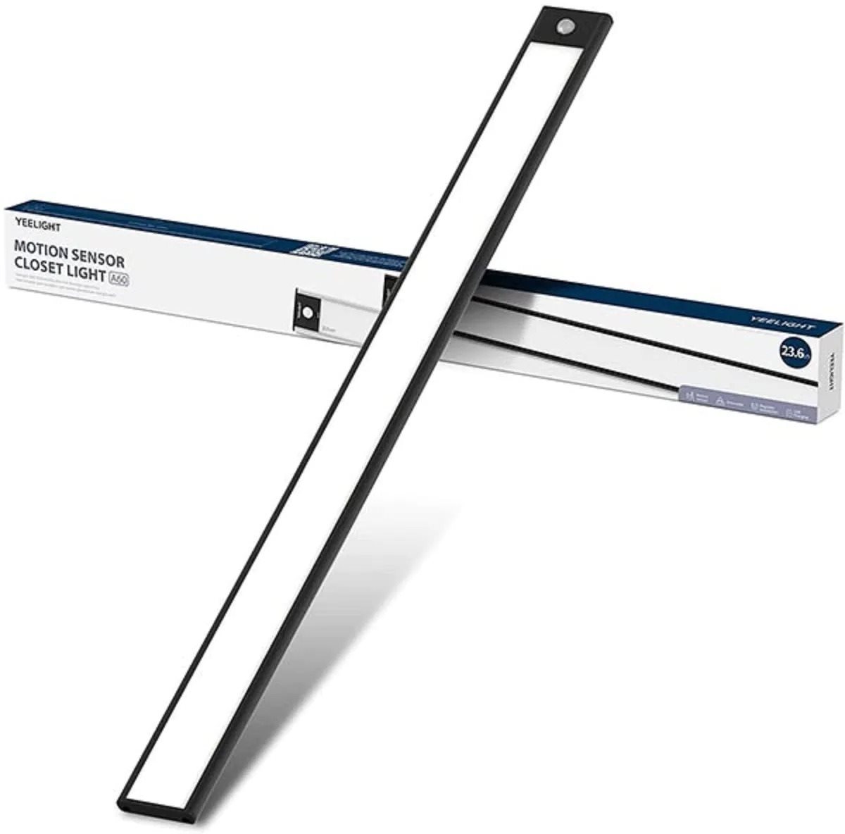 Yeelight Motion Sensor Closet Light A60, 2700K, black, 60 cm
