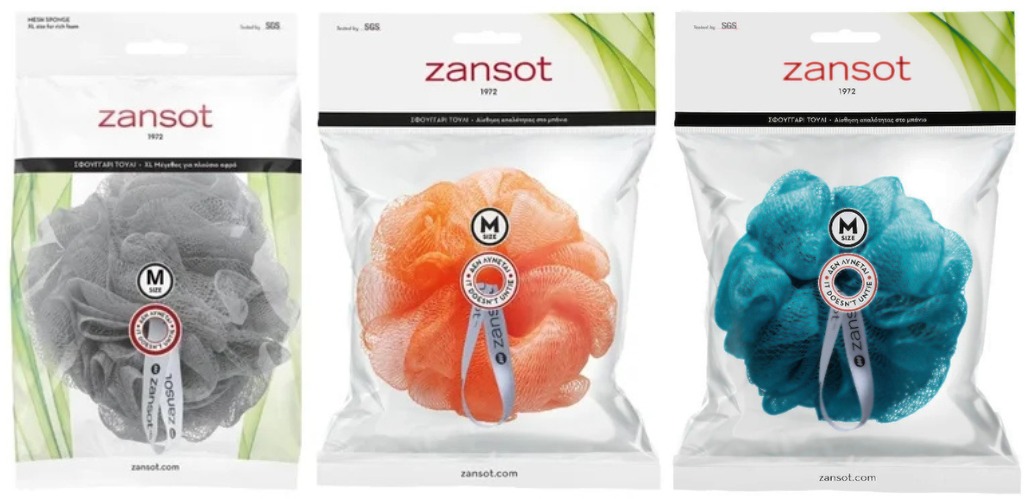 Zansot 3 × Středně velká síťovaná houba, vícebarevná 2