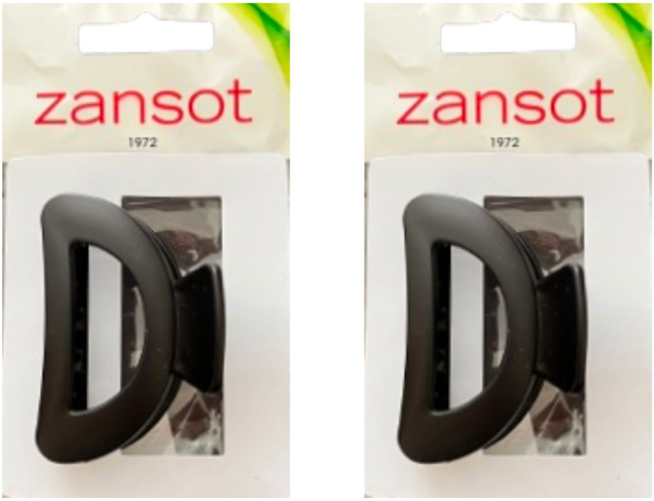 Zansot Sponka Large 8 cm, lesklá černá