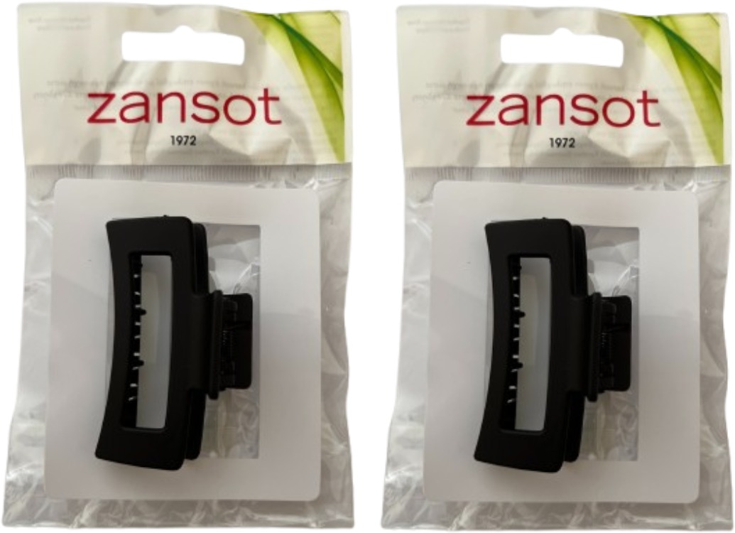 Zansot Sponka 6 cm, matná černá 2 ks