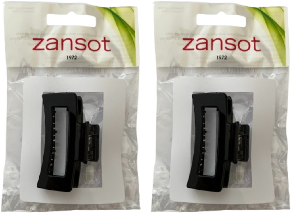 Zansot Sponka 6 cm, lesklá černá 2 ks