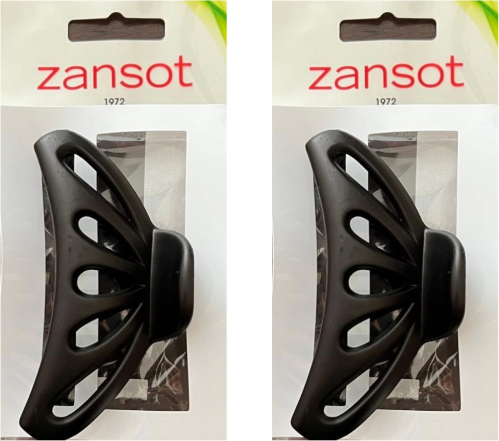 Zansot Sponka Curved Large 9,5 cm, matná černá
