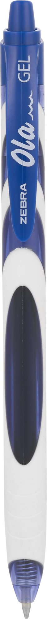 ZEBRA PEN Ola modré - kvalitní propiska s ergonomickým tvarem a odnímatelným kroužkem.