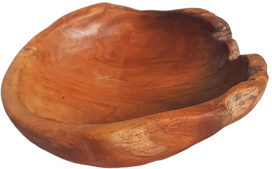 Teakový talíř 25 cm
