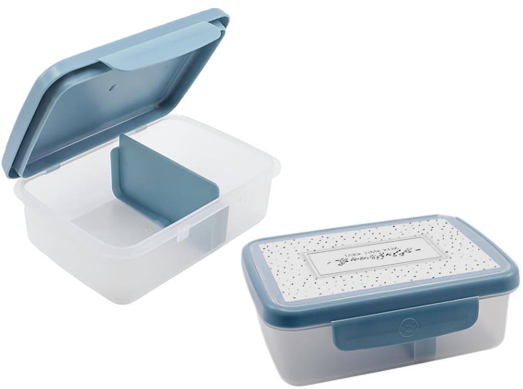 Zdravá sváča box šedomodrá