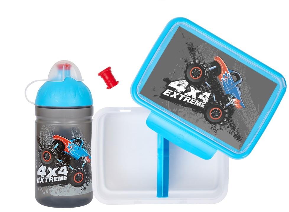 ZDRAVÁ LAHEV Zdravá sváča + Láhev 0,5 l MONSTER TRUCK, set