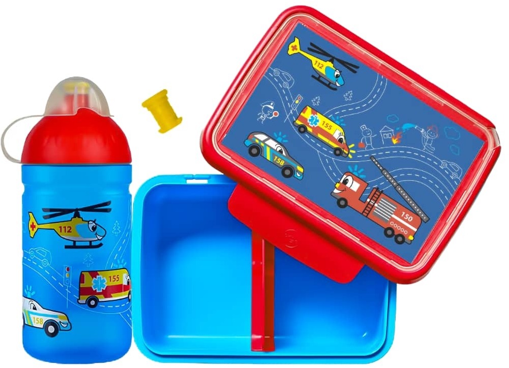 ZDRAVÁ LAHEV zdravá sváča + zdravá lahev 0,5 l ZÁCHRANÁŘI set