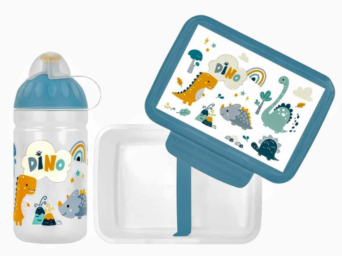 ZDRAVÁ LAHEV zdravá sváča + zdravá láhev 0,5 l DINO set