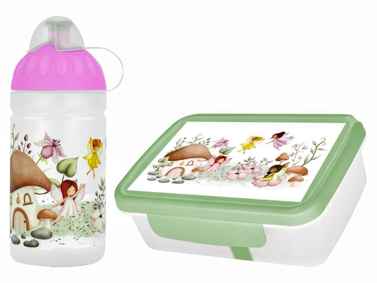 ZDRAVÁ LAHEV zdravá sváča + zdravá láhev 0,5 l POHÁDKOVÉ VÍLY set
