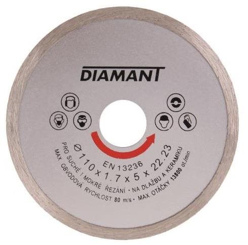 Kotouč diamantový plný O 180 x 22.2 mm, DIAMANT