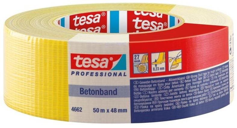 TESA Lepící páska opravná textilní 4662 Betonband - kvalitní a spolehlivá lepicí páska pro opravu a údržbu textilních povrchů.
