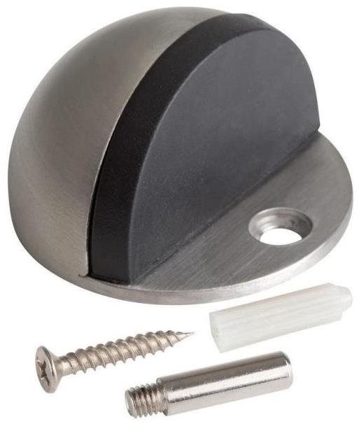Zarážka dveřní, O 45 x 25 mm, nerez design