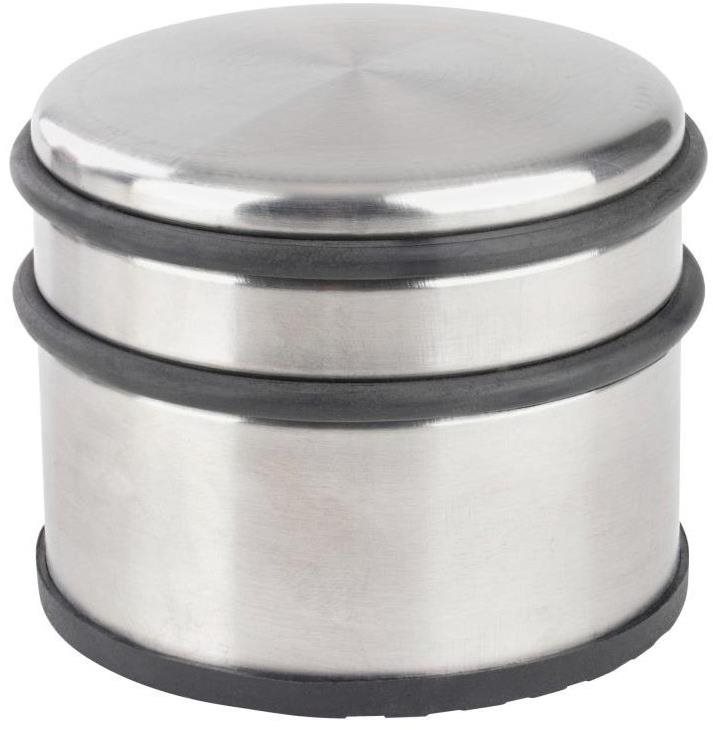 Zarážka dveřní, O 90 x 75 mm, 1,1 kg, nerez design