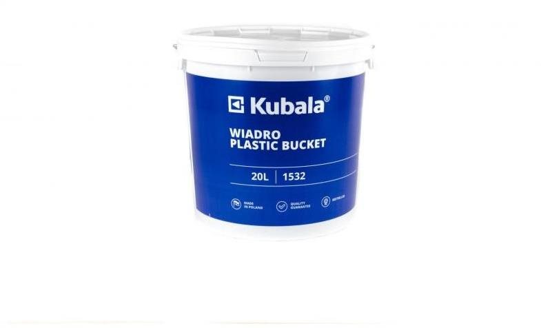 Kbelík plastový s víkem a stupnicí, 20 l, KUBALA