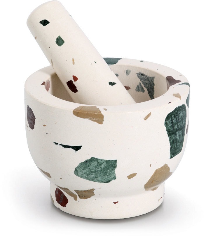 Zeller Hmoždíř s tloučkem terrazzo, průměr 12 cm
