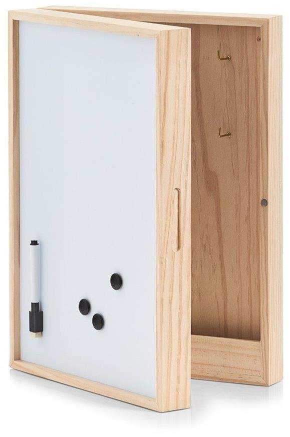 Zeller Skříňka na klíče, magnetická tabule, 30 × 8 × 42 cm