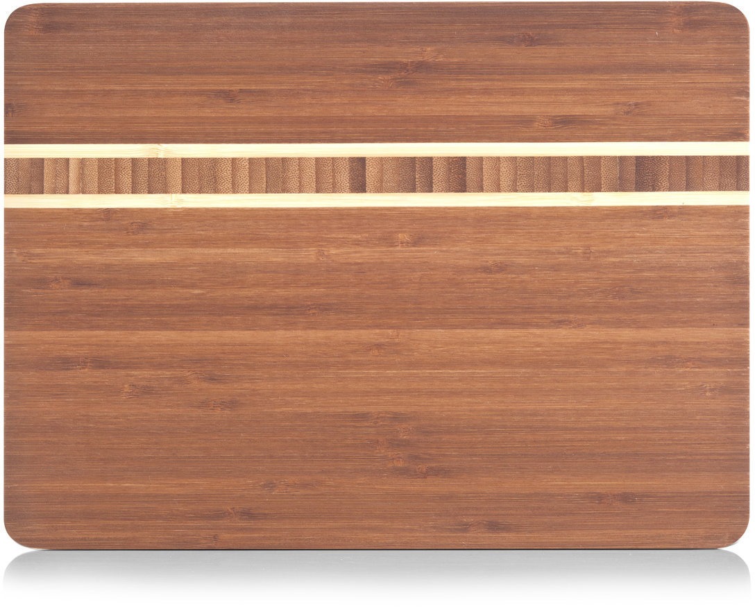 ZELLER Prkénko krájecí designové bambus dvoubarevné 34 × 25 × 1,6 cm