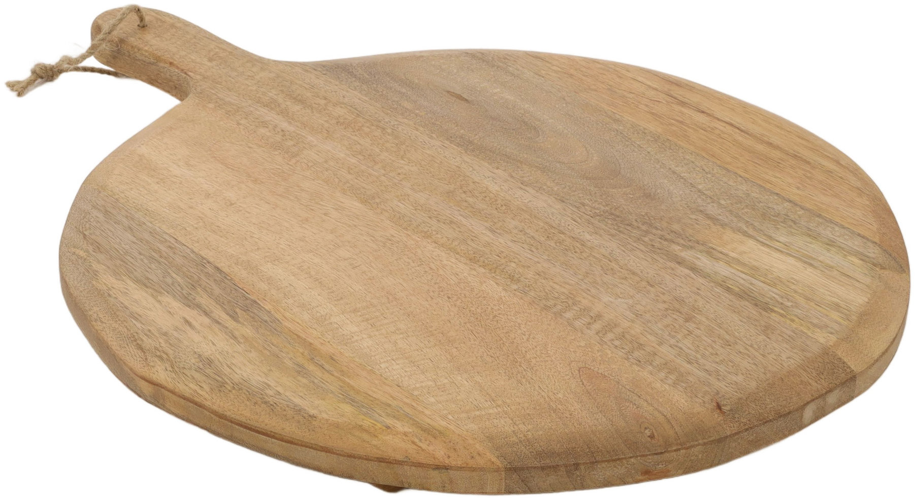 EH Excellent Houseware Kulatá servírovací deska z mangového dřeva, průměr 47 cm