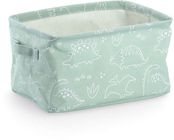 ZELLER Dětský úložný box plátěný motiv Dino 28 × 21 × 16 cm