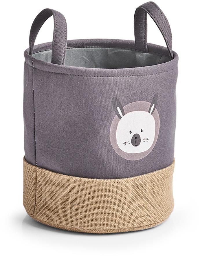 ZELLER Dětský úložný box motiv králík, šedý 30 × 29 cm