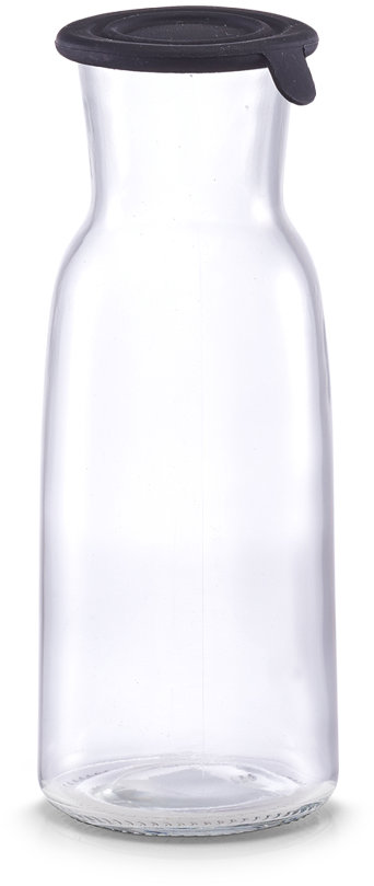 Zeller Karafa na vodu 700 ml se silikonovým víkem 8,2 × 21,1 cm