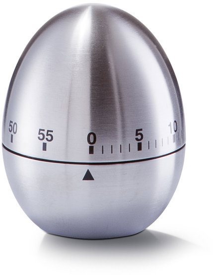 ZELLER Minutka mechanická z nerezové oceli 6 × 7,7 cm