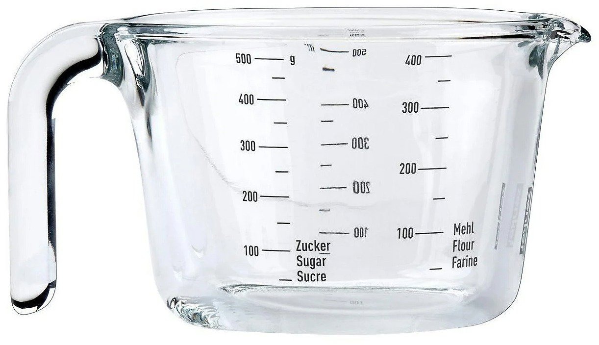 ZENKER Odměrka 500 ml, sklo