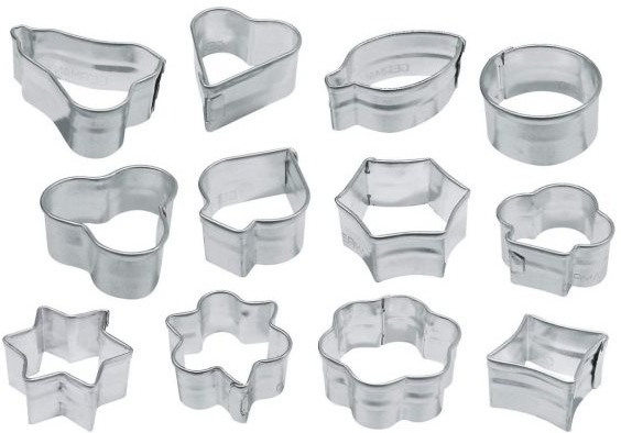 ZENKER Sada vykrajovátek MINI 12 ks, 3-4x1,7 cm