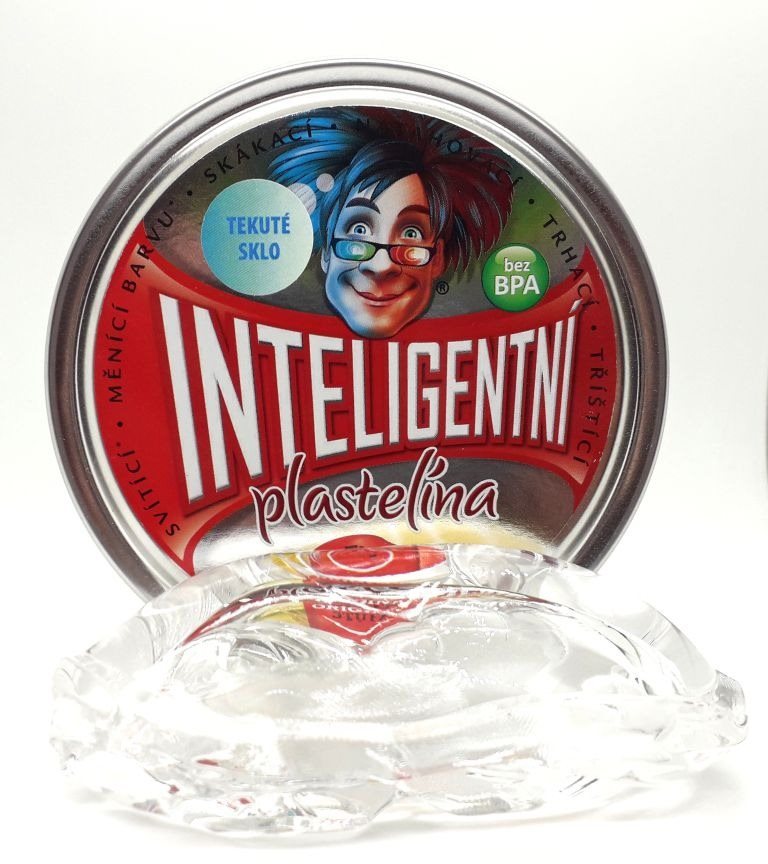 Inteligentní plastelína - Tekuté sklo (křišťálová)