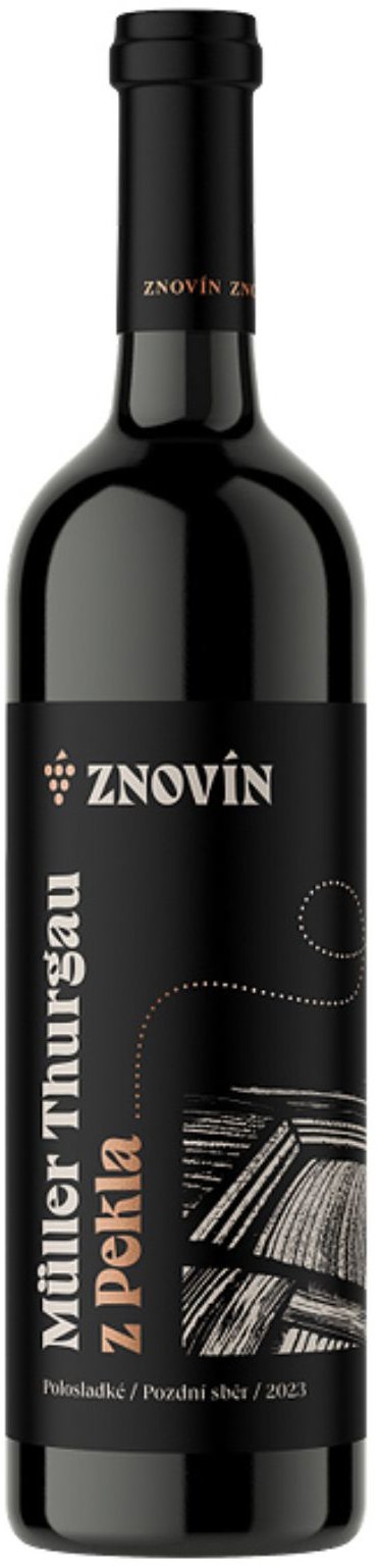 Znovín Znojmo Müller Thurgau z Pekla, 0,75 l, 13 % vol.