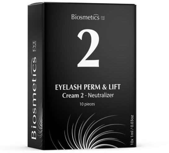 BIOSMETICS trvalá na řasy a obočí N2 Neutralizer 1 ml (10 ks)