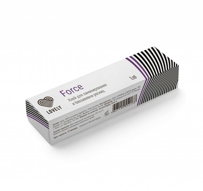 LOVELY lepidlo na laminaci řas Force 5 ml