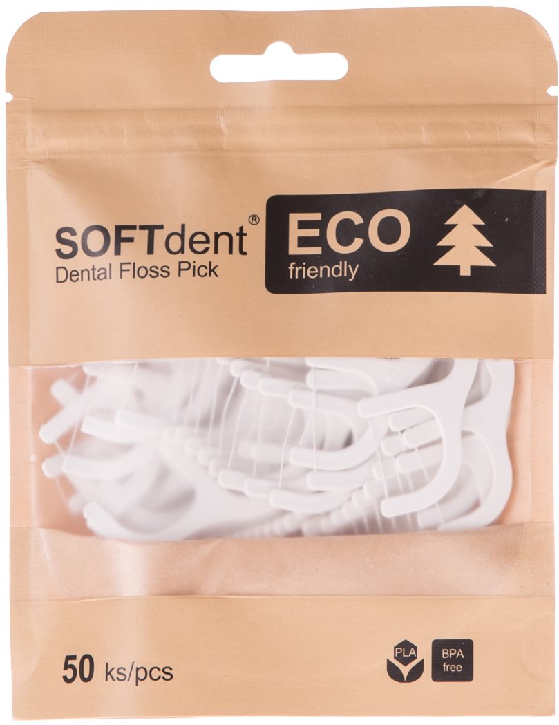 SOFTdent Eco dentální párátka, 50 ks
