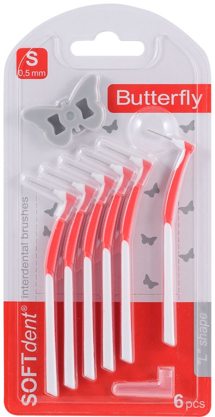 SOFTdent Butterfly 0,5 mm, 6 ks