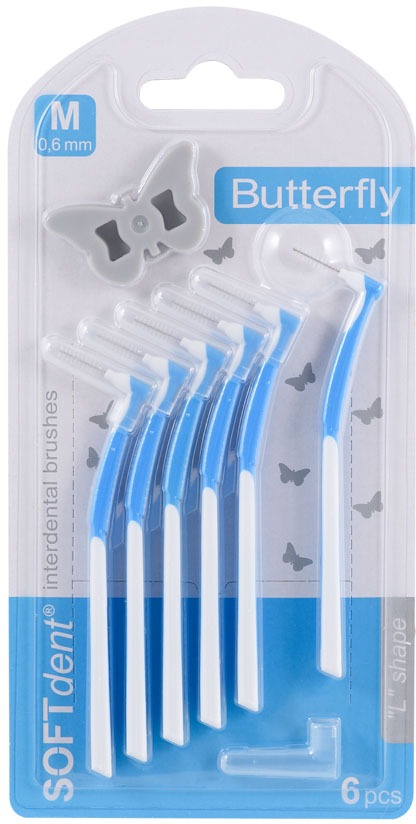 SOFTdent Butterfly 0,6 mm, 6 ks