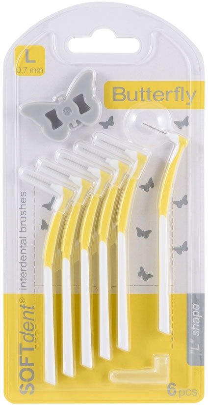 SOFTdent Butterfly 0,7 mm, 6 ks