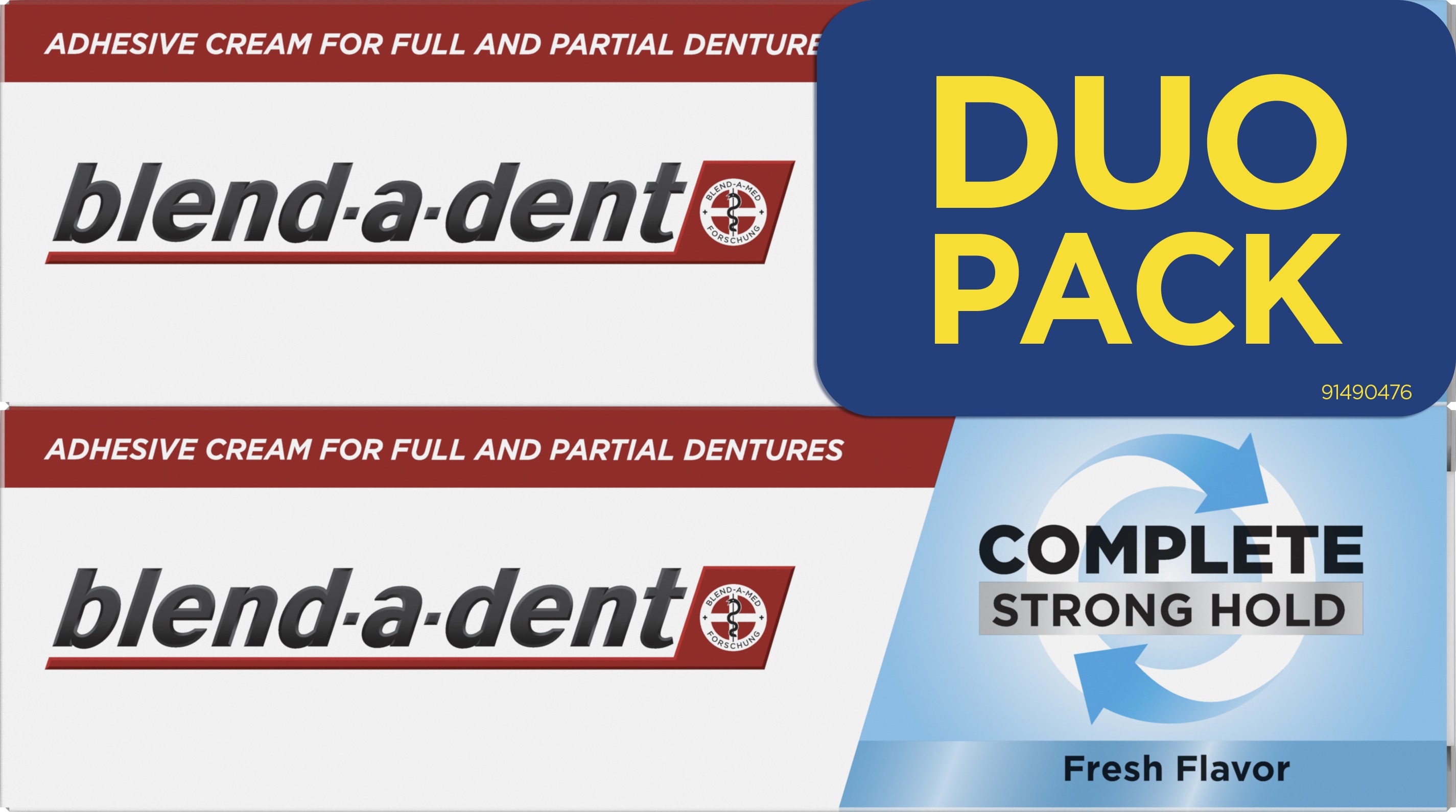 BLEND-A-DENT Complete Fixační Na Zubní Náhradu 2× 47 g, Original