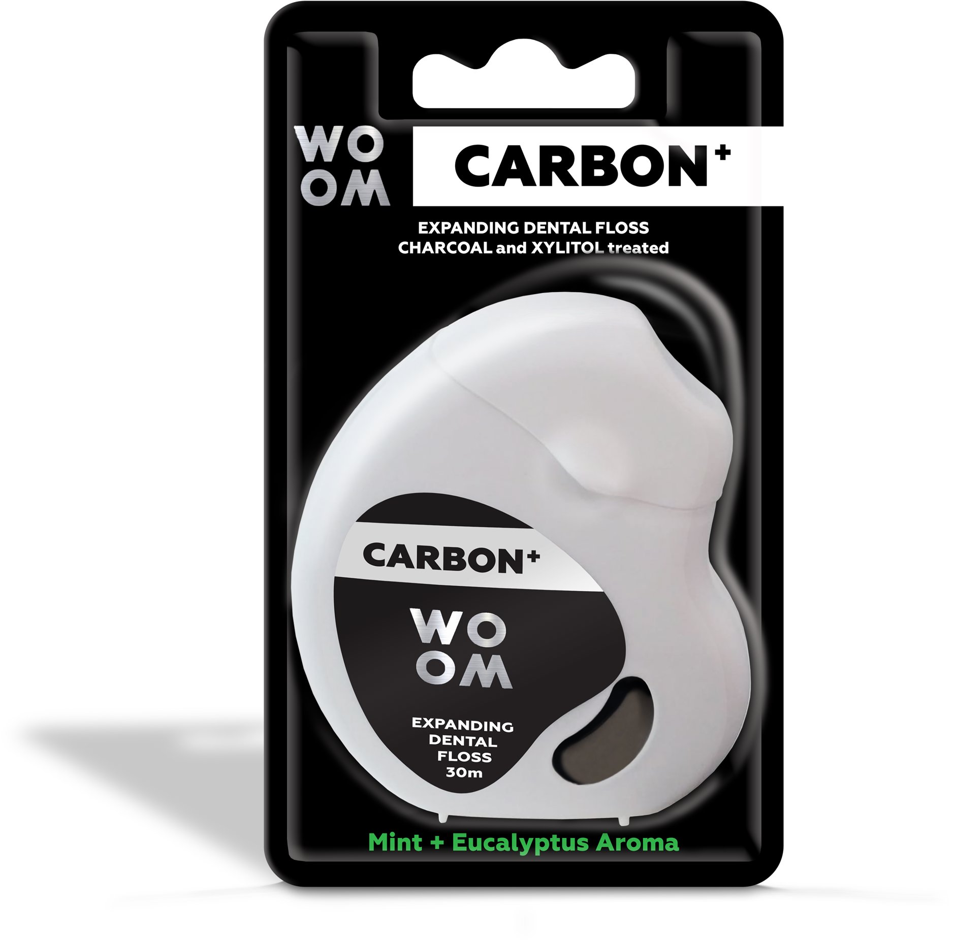WOOM Carbon+ černá, 30 m