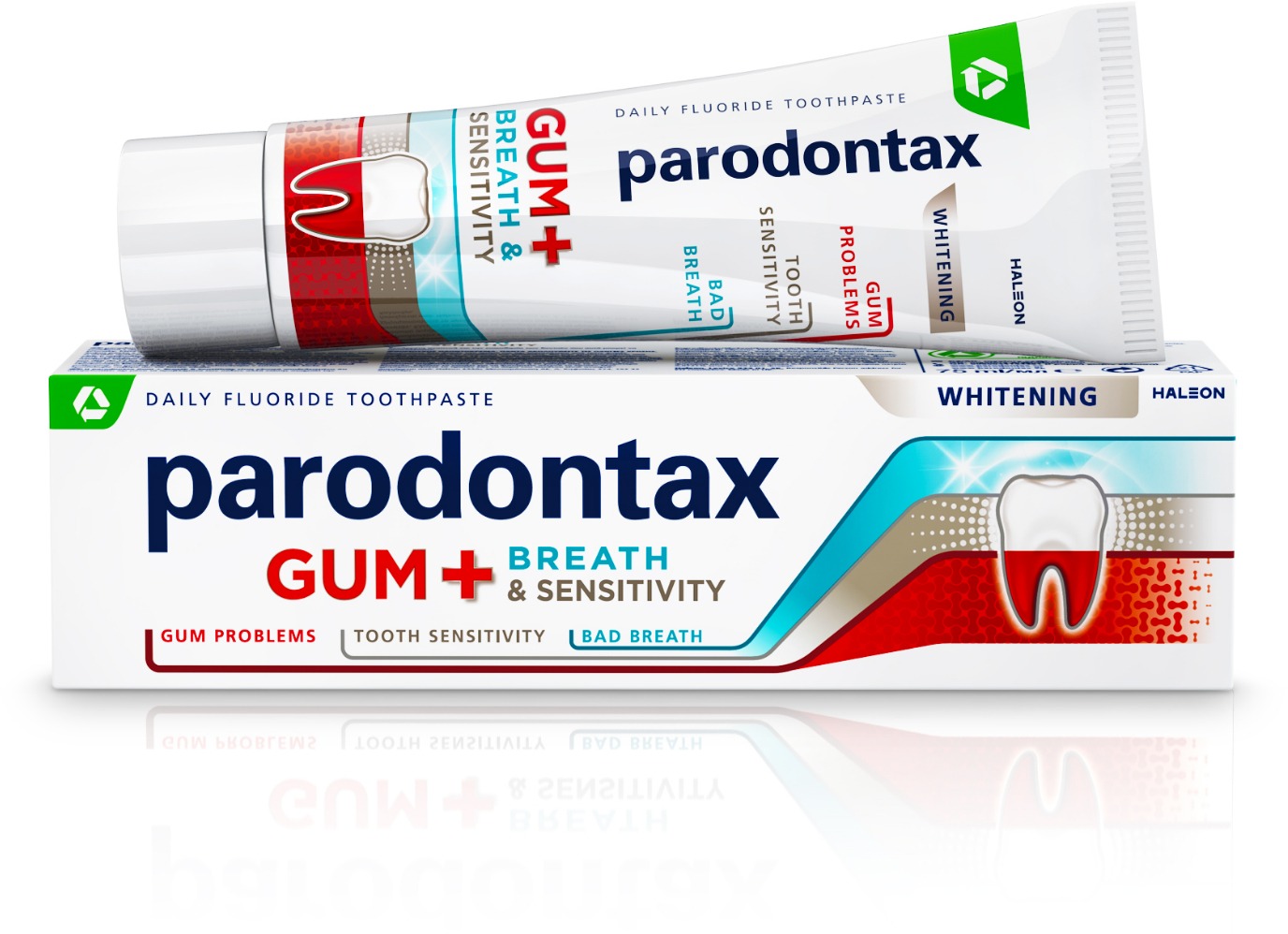 PARODONTAX Whitening  pro dásně + dech & citlivé zuby 75 ml