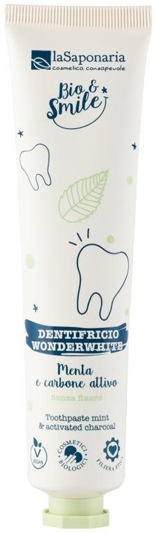 laSaponaria WonderWhite máta a aktivní uhlí BIO 75 ml