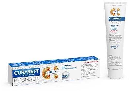CURASEPT Biosmalto Junior dětská ovocná 7-12 let 75 ml
