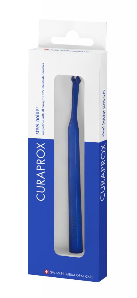 CURAPROX UHS 475 kovový držák, modrý