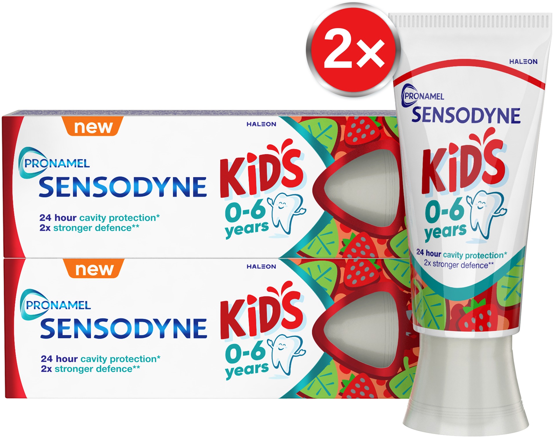SENSODYNE Kids 0-6 let 2× 50 ml