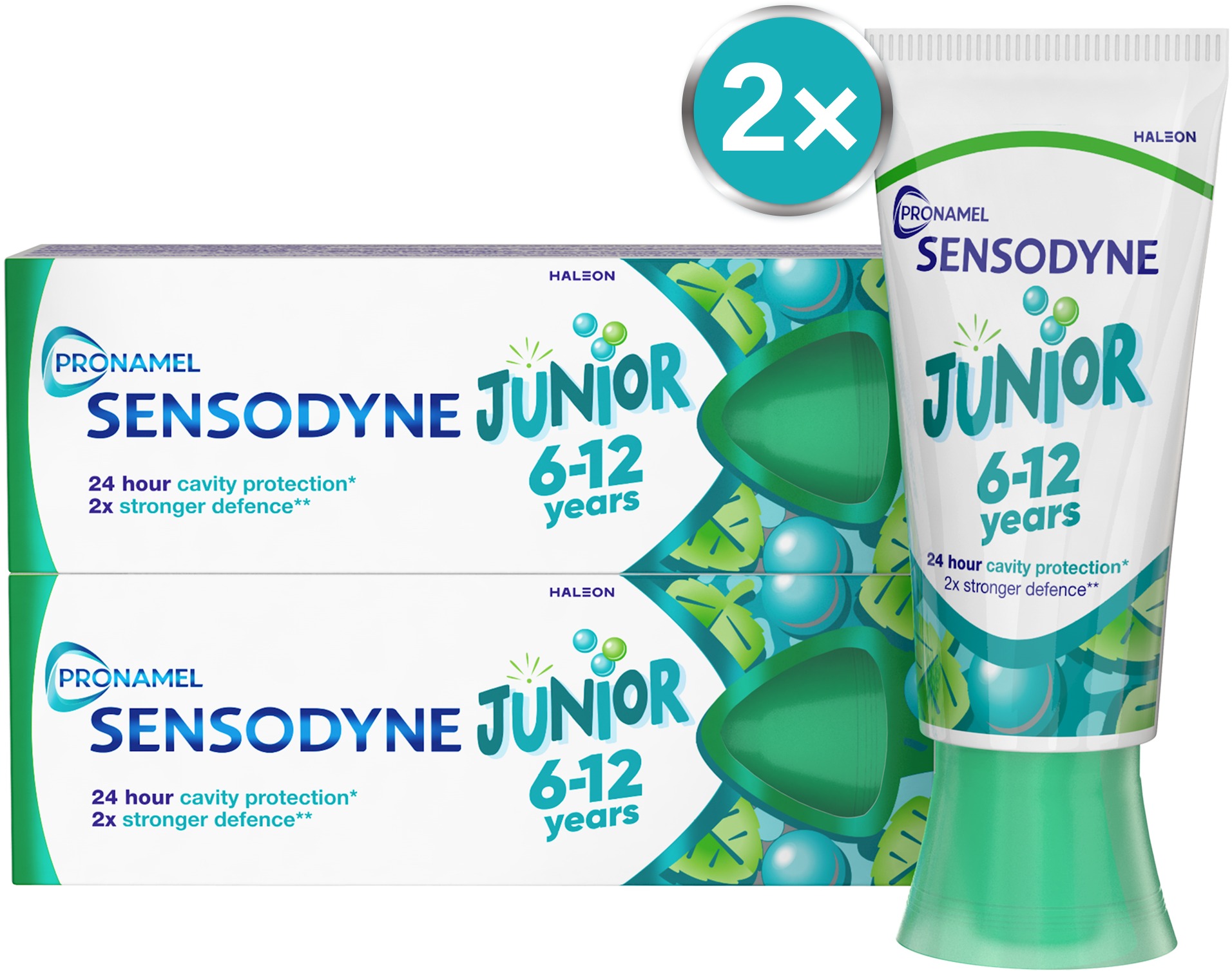 SENSODYNE Junior 6-12 let 2× 50 ml
