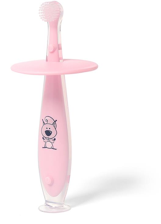 BabyOno Kartáček bezpečný, růžový