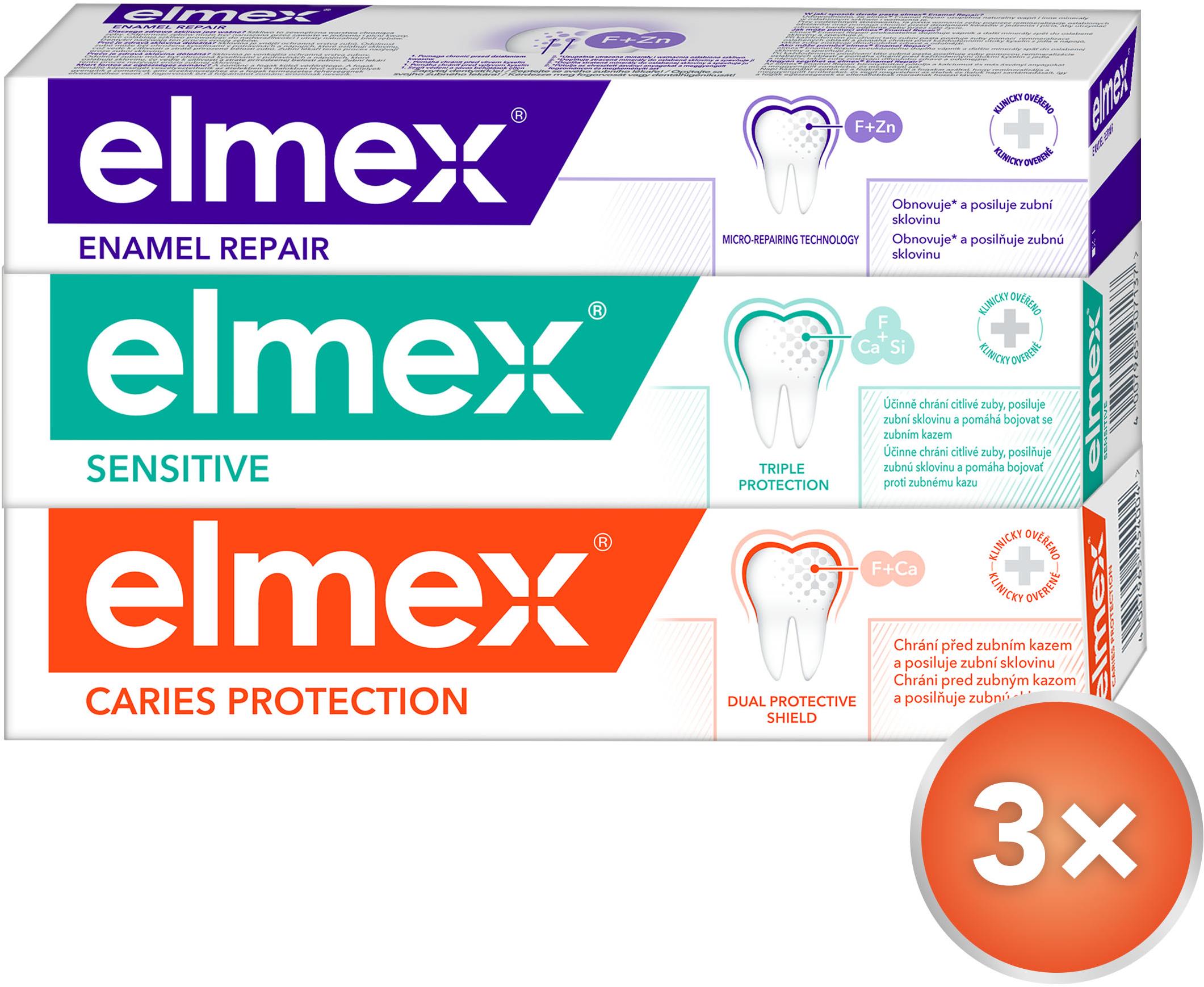 ELMEX Mix Case 3× 75 ml